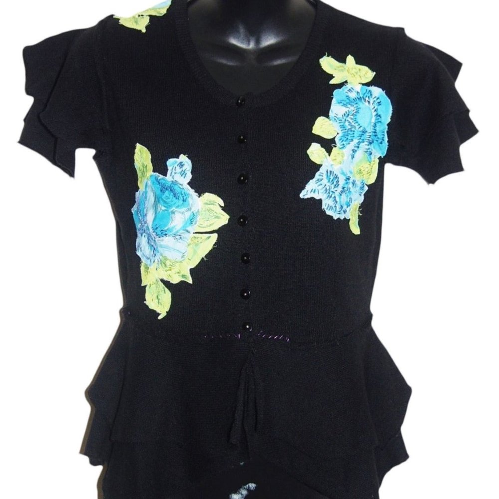 Lawan Short Sleeve Cardigan by Anthropologie